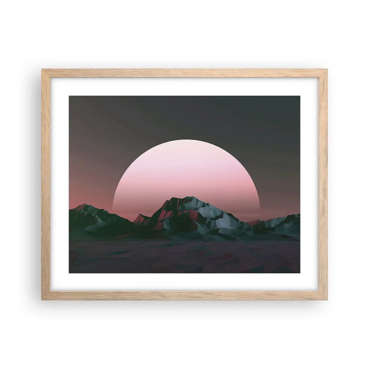 Poszter világos tölgy keretben - Egy szomszéd galaxisban - 50x40 cm