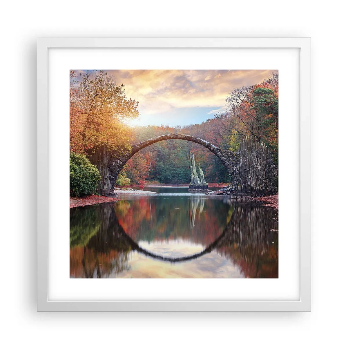 Poszter fekete keretben - A tükör másik oldalán - 40x40 cm