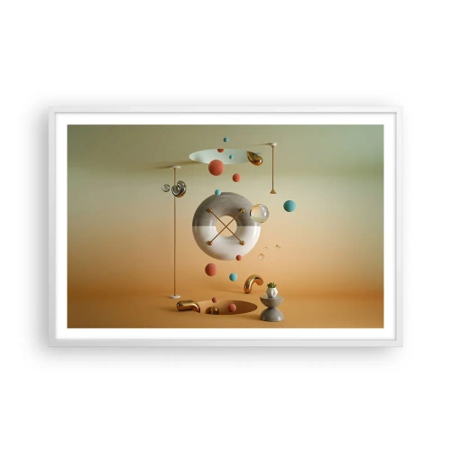 Poszter fekete keretben - Bármi megtörténhet - 91x61 cm