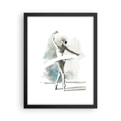 Poszter fehér keretben - Hattyúvá varázsolva - 30x40 cm