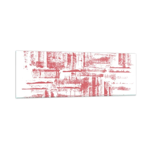 Üveg kép - A vörös város - 90x30 cm