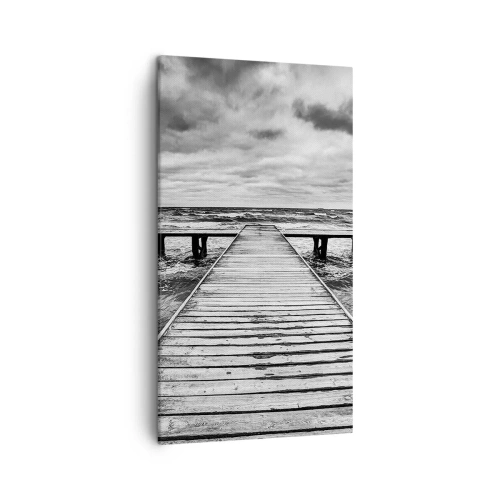 Vászonkép - Várom, hogy elűzze a szél... - 45x80 cm