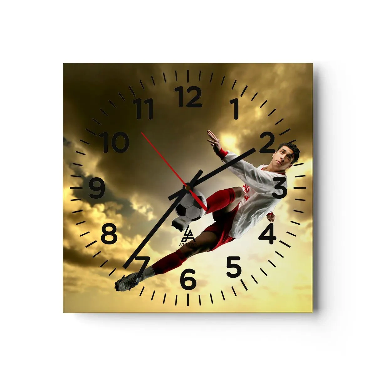 Falióra, Óra - Futball Mennyország - 40x40 cm
