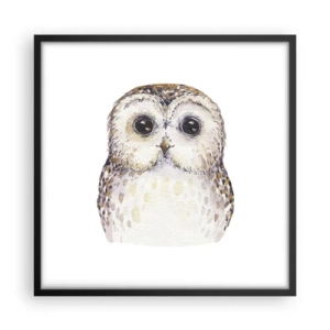 Poszter fehér keretben - Nézz a szemembe - 50x50 cm