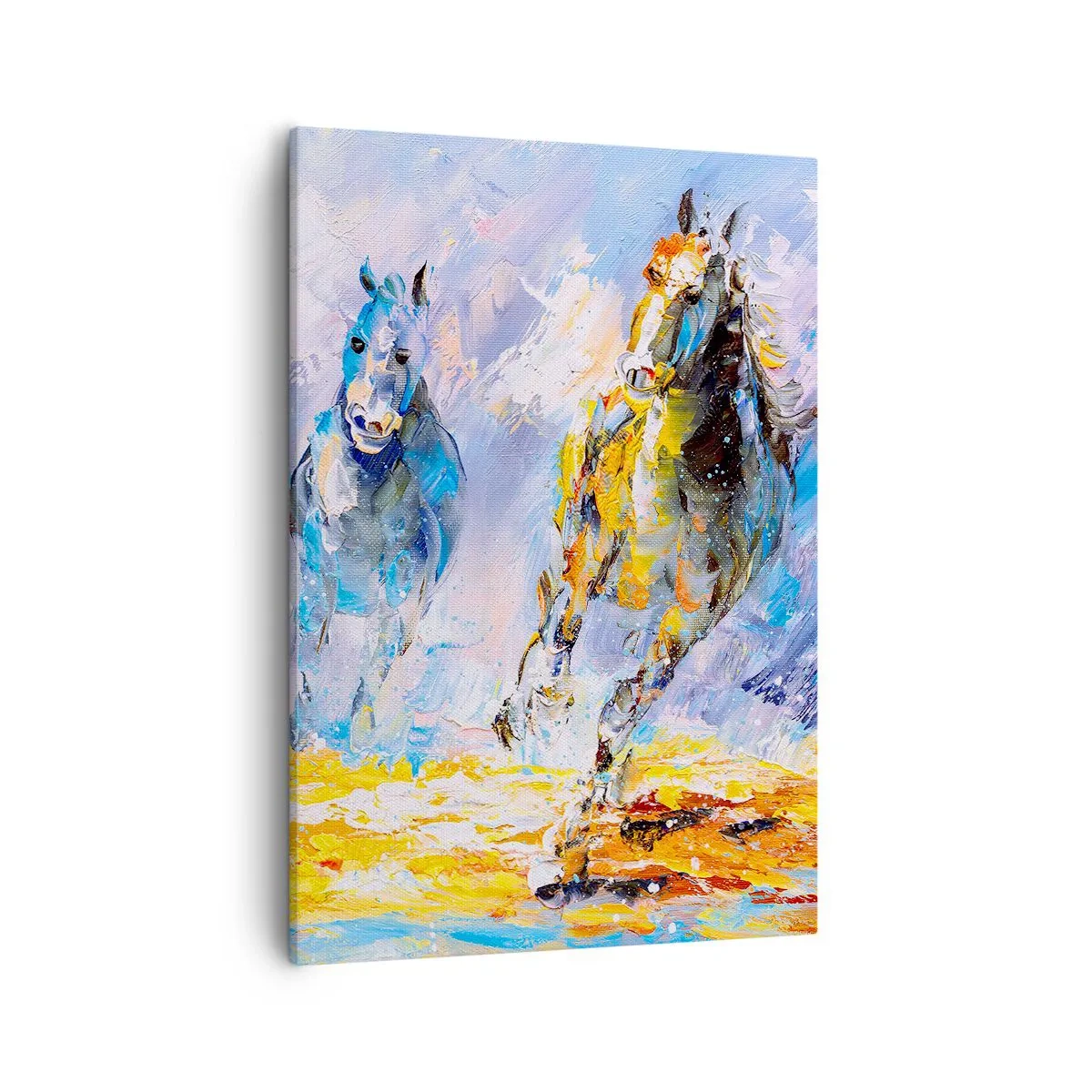 Vászonkép - Átvágtatva a vakító fényen - 50x70 cm