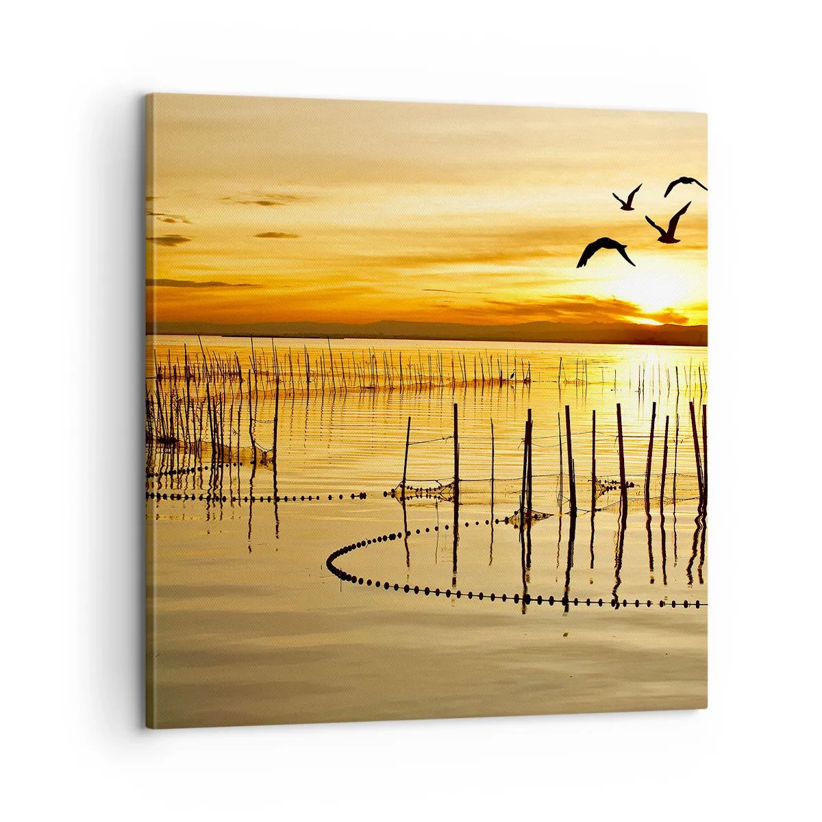 Vászonkép - A halászaton - 60x60 cm