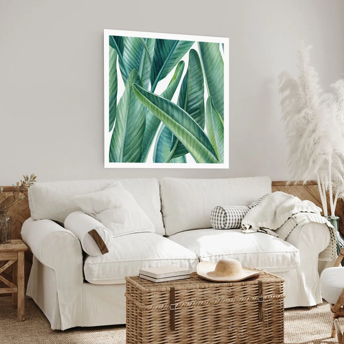 Poszter - Zöld önmagában - 40x40 cm