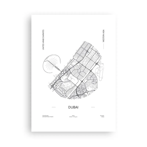 Poszter - Dubai anatómiája - 50x70 cm