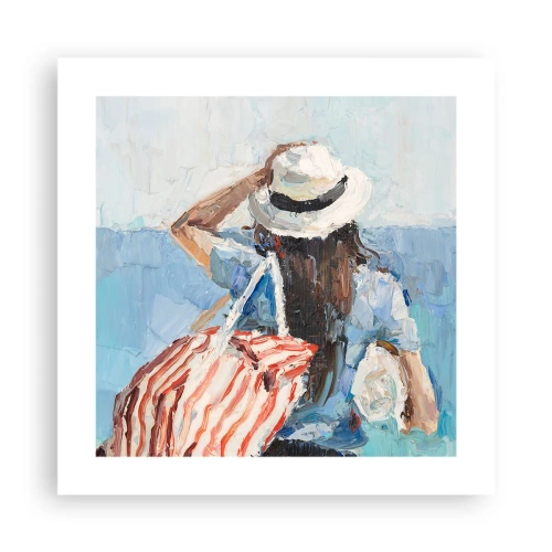 Poszter - Üdvözöljük a nyaraláson - 40x40 cm