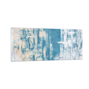 Üveg kép - Jégcsapon keresztül - 100x40 cm