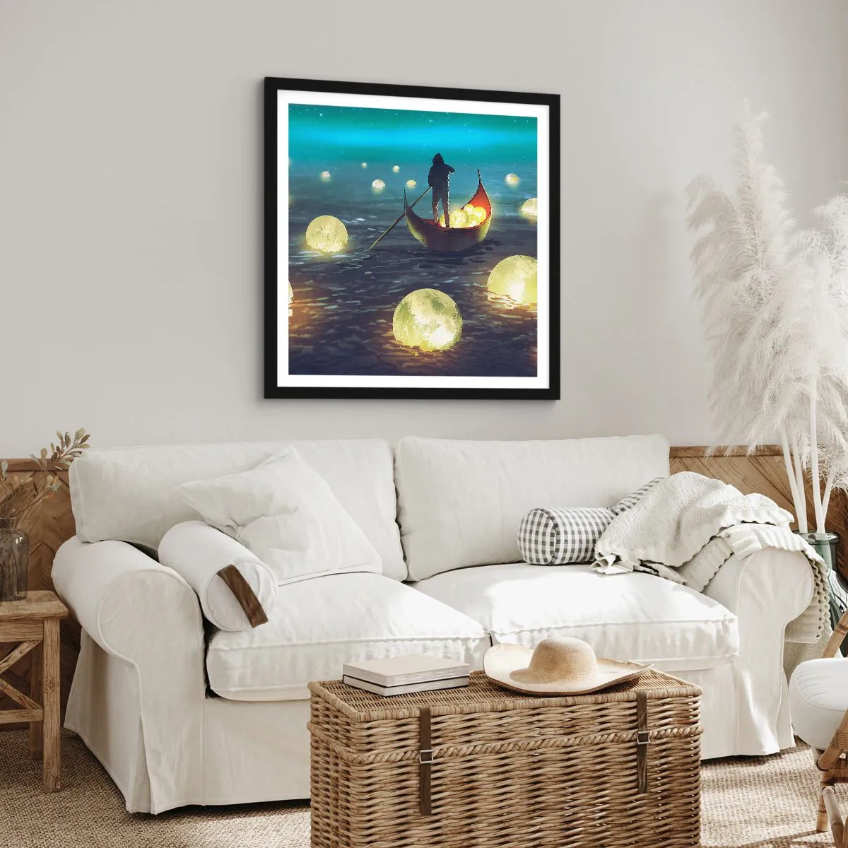 Poszter fehér keretben - Olyan dolgok, amelyekről a filozófusok soha nem álmodtak - 50x50 cm