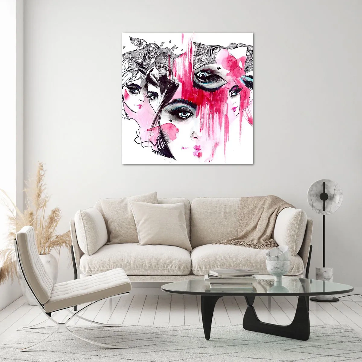 Üveg kép - , - 50x50 cm