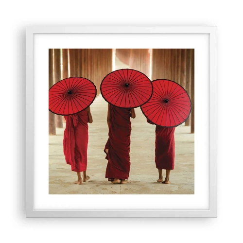 Poszter fekete keretben - Útban a Tiszta Föld felé - 40x40 cm