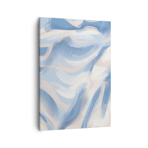 Vászonkép - Kék fodrok - 50x70 cm