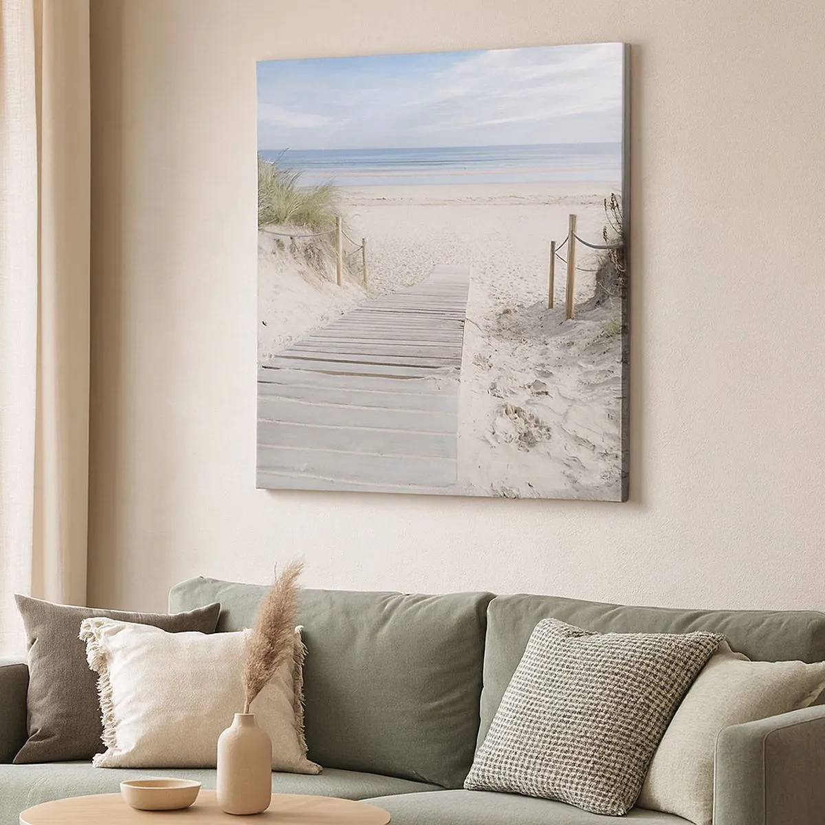 Vászonkép - A horizontig - 30x30 cm