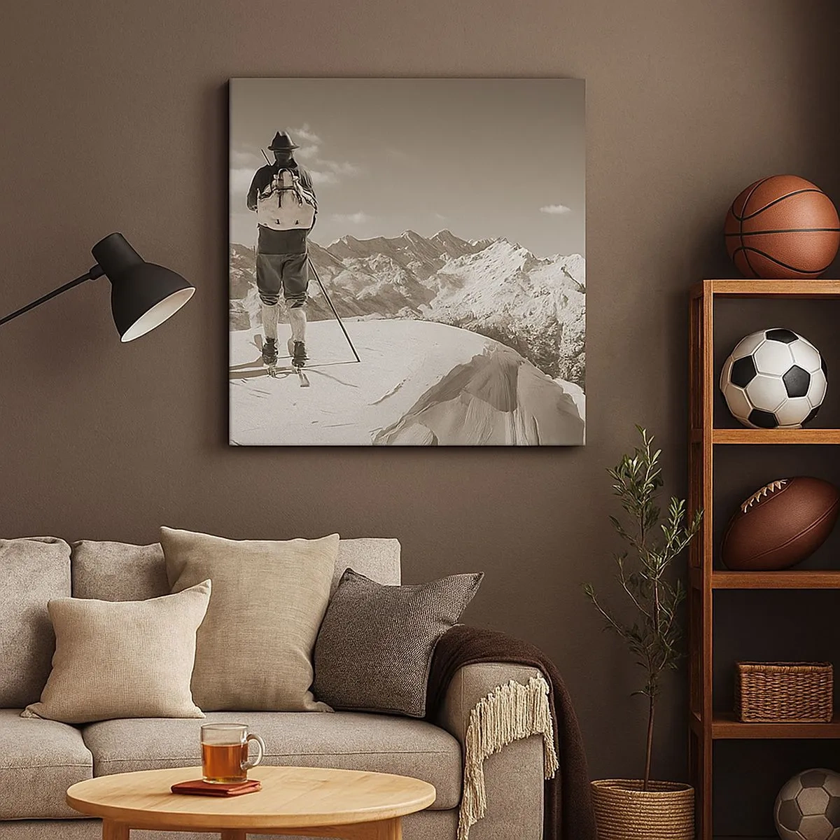 Vászonkép - És a hegyek ugyanazok - 30x30 cm