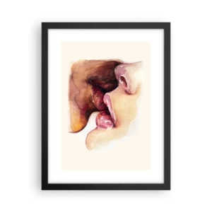 Poszter fehér keretben - Mint éjszaka és nap, föld és ég - 30x40 cm