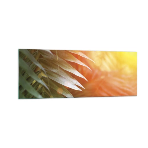 Üveg kép - Reggel a dzsungelben - 140x50 cm