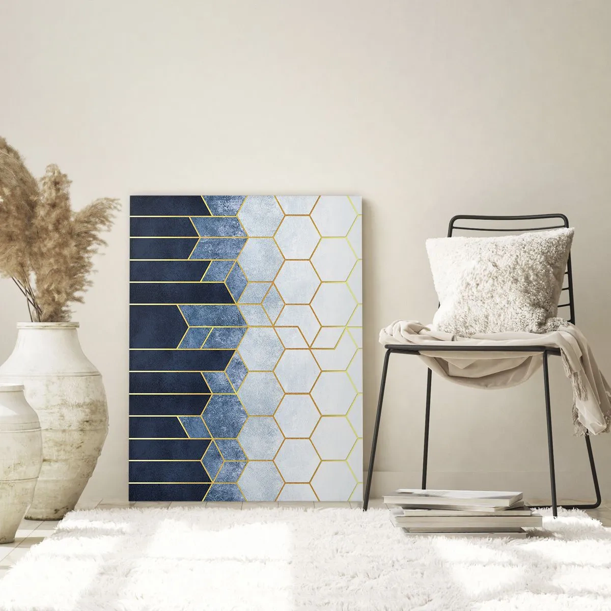 Üveg kép - Kompozíció szinkópa ritmusban - 50x70 cm