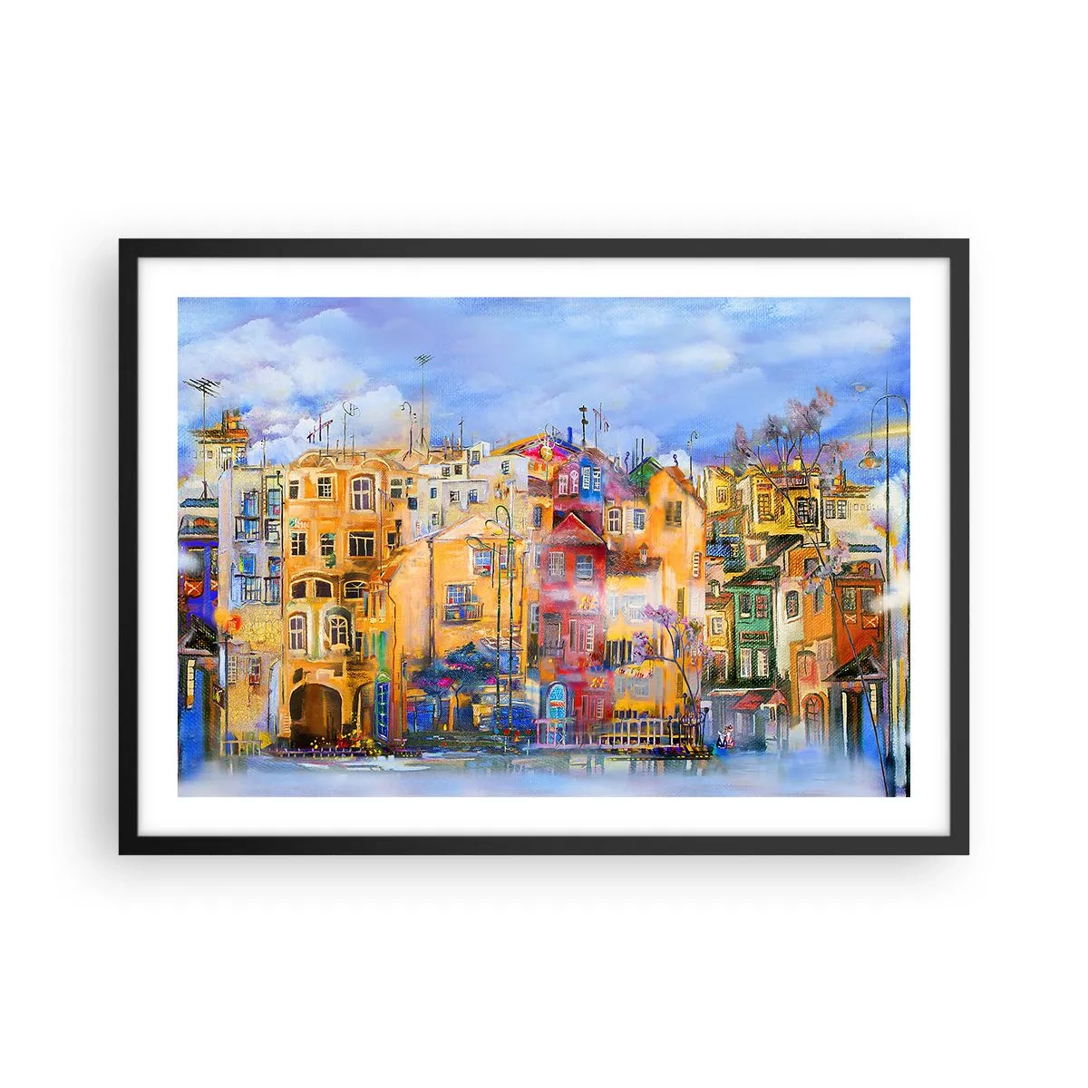 Poszter fehér keretben - Együtt vagyunk - 70x50 cm