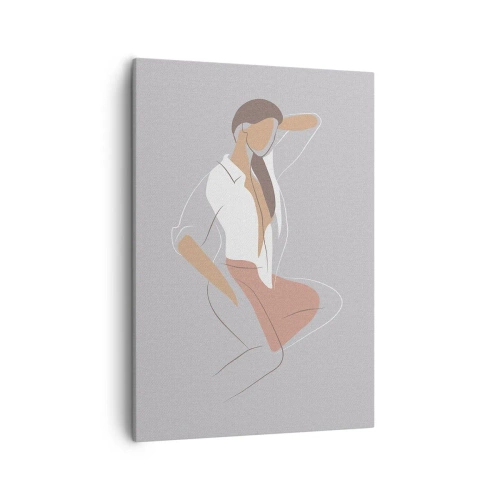 Vászonkép - Kecsesség kontúrja - 50x70 cm