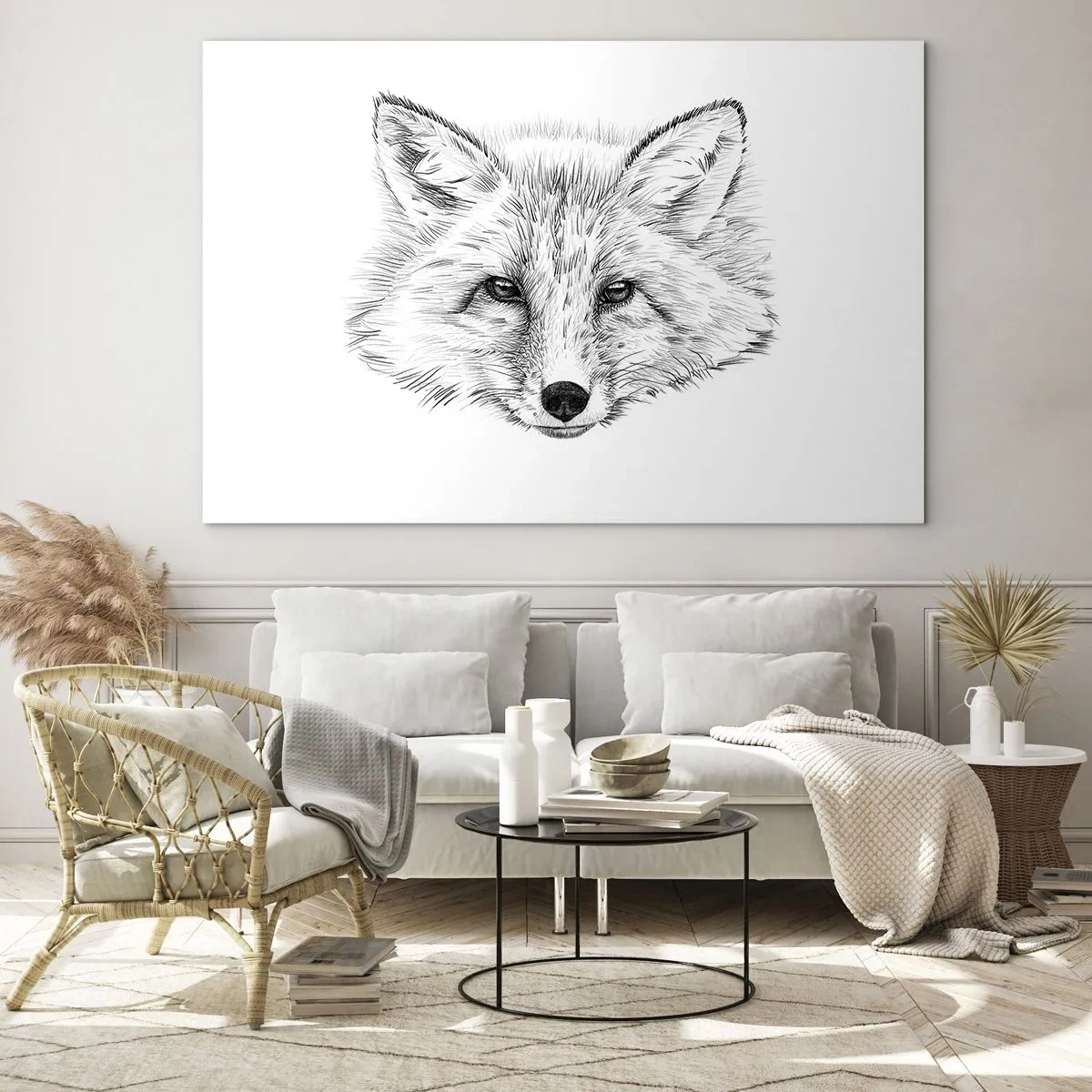Üveg kép - Hazudhatnak ezek a szemek? - 120x80 cm