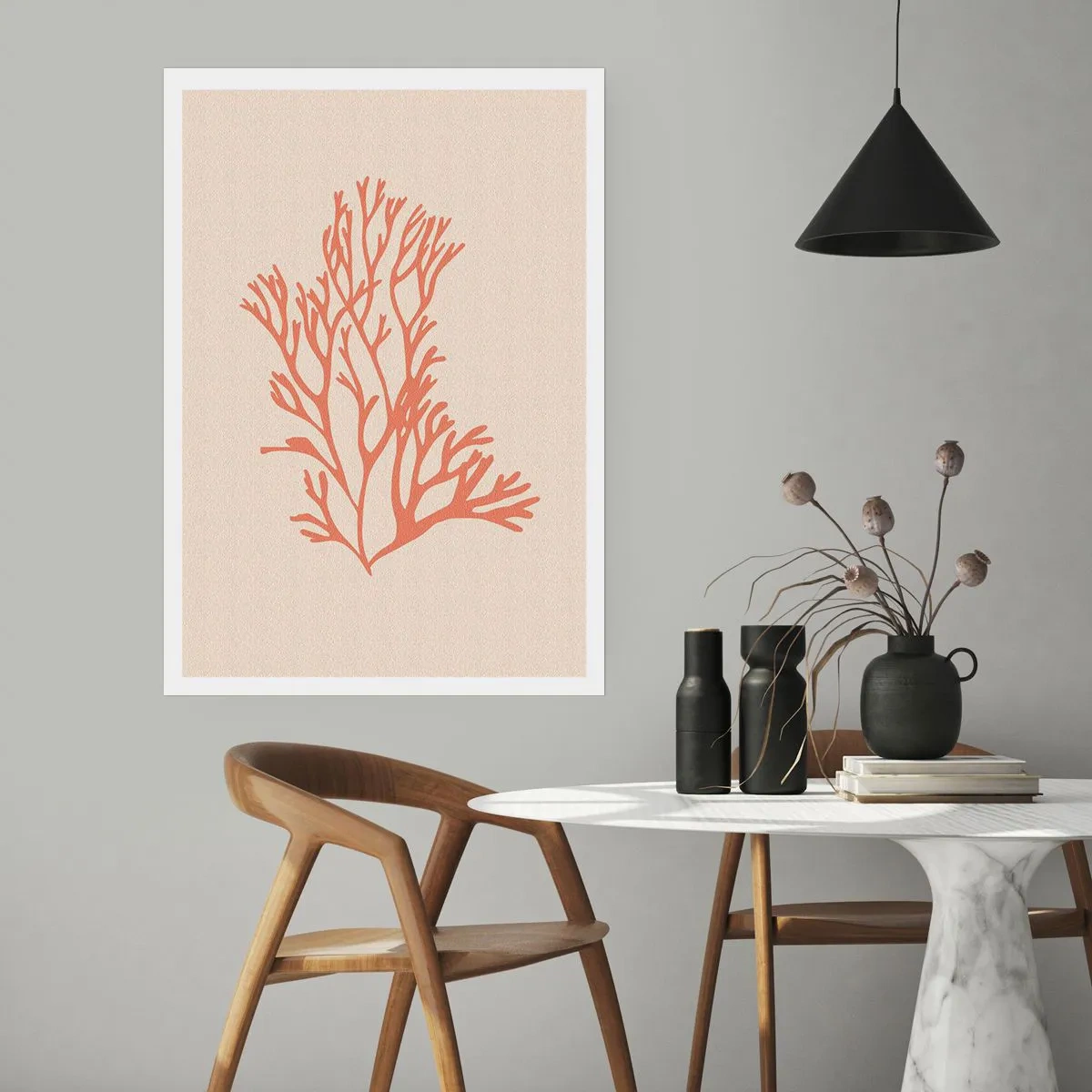Poszter - Korall filigrán - 40x50 cm