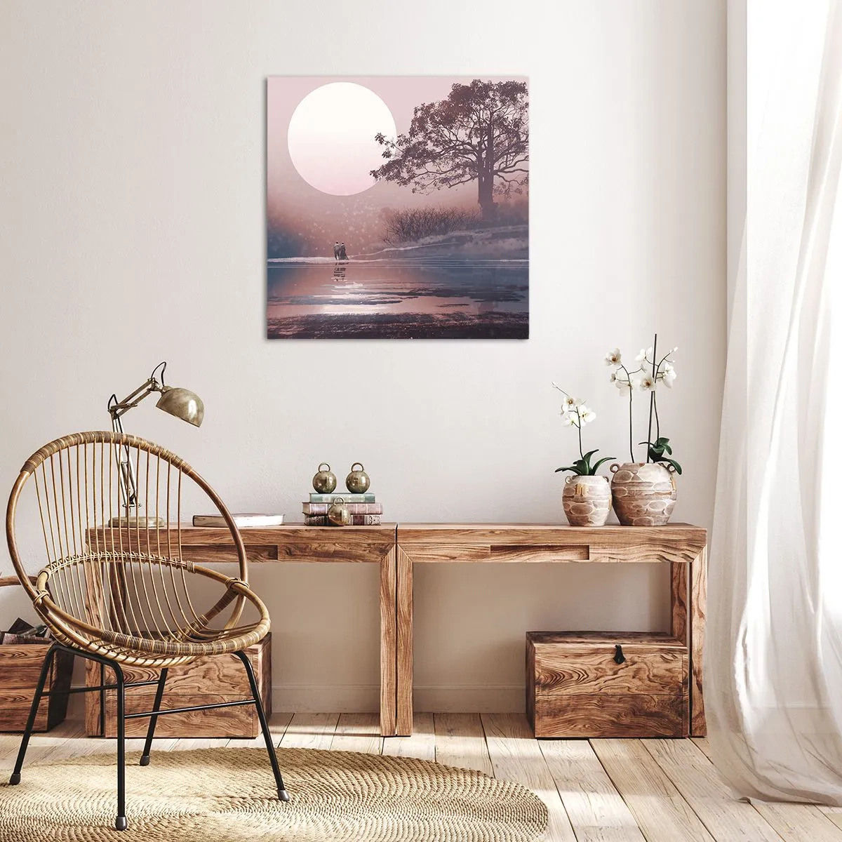 Vászonkép - Éjszakai csodák - 60x60 cm