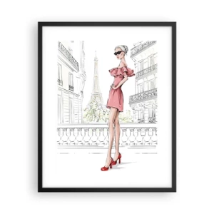 Poszter fehér keretben - Divatművészet - 40x50 cm