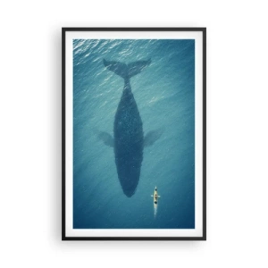Poszter fehér keretben - Találkozás az óceánon - 61x91 cm