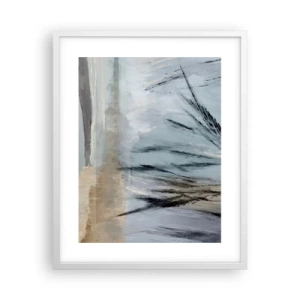 Poszter fekete keretben - Téli mezők - 40x50 cm