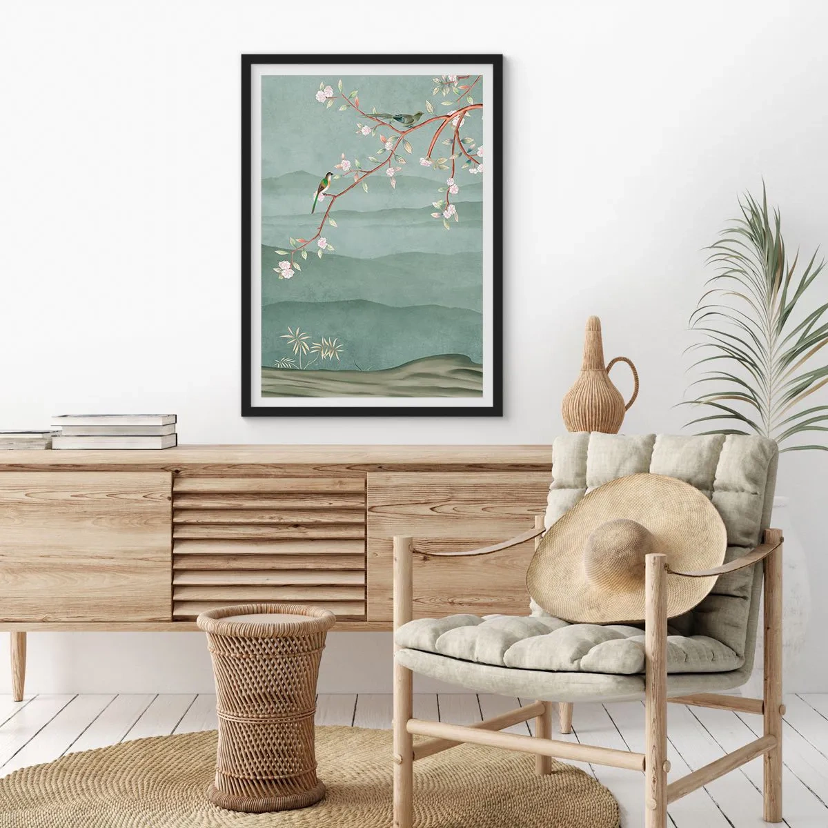 Poszter fehér keretben - Tavasz, ah, te vagy az - 40x50 cm