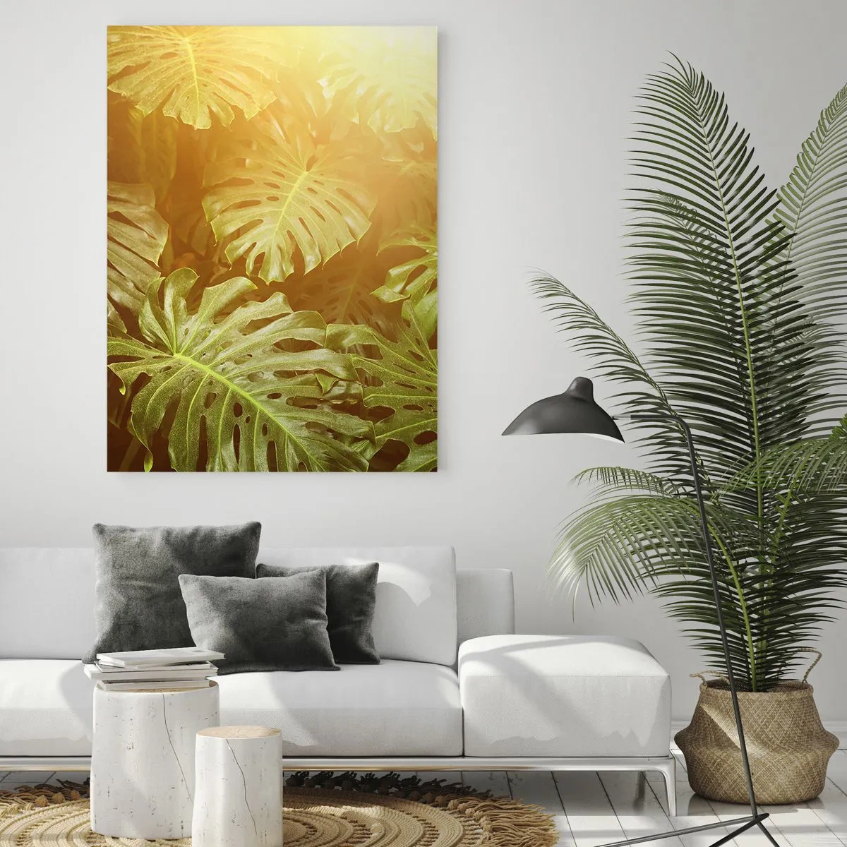 Üveg kép - A zöldbe belépni... - 50x70 cm