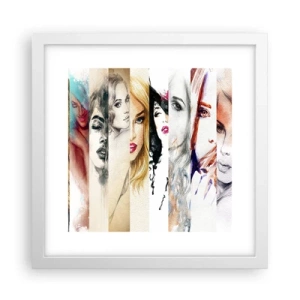 Poszter fekete keretben - És ez mindig TE  - 30x30 cm