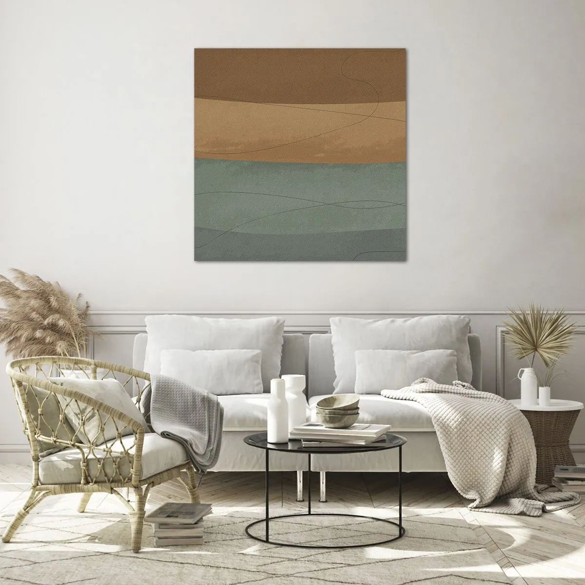 Üveg kép - Vízszintes kompozíció - 70x70 cm