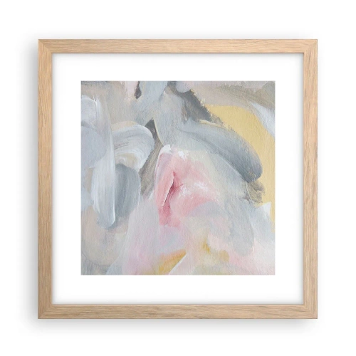 Poszter világos tölgy keretben - Egy pasztell világban - 30x30 cm