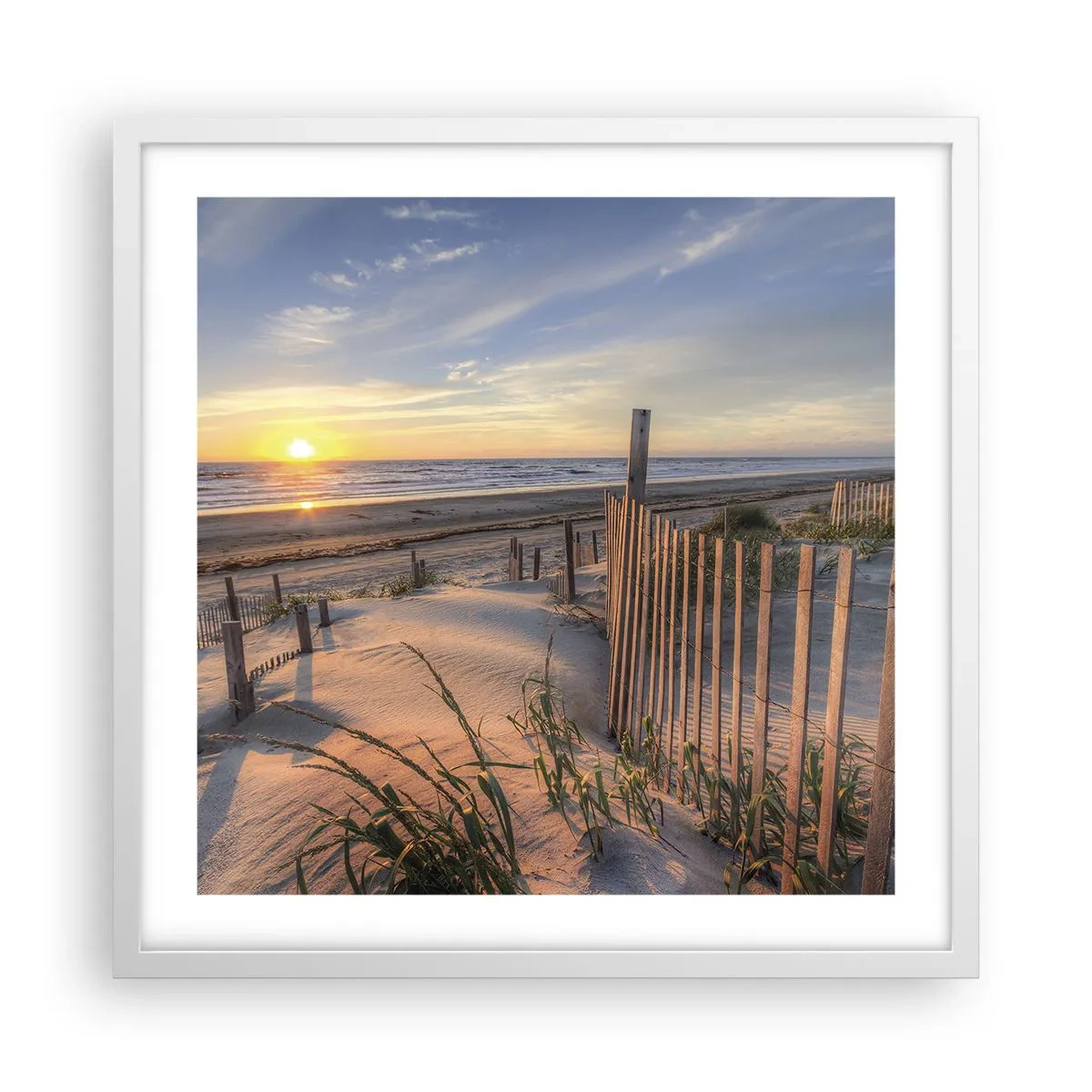 Poszter fekete keretben - A szél ragyogása és árnyéka - 50x50 cm