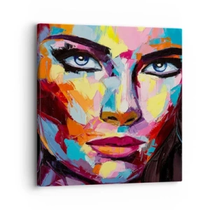Vászonkép - A lélek is színes - 30x30 cm