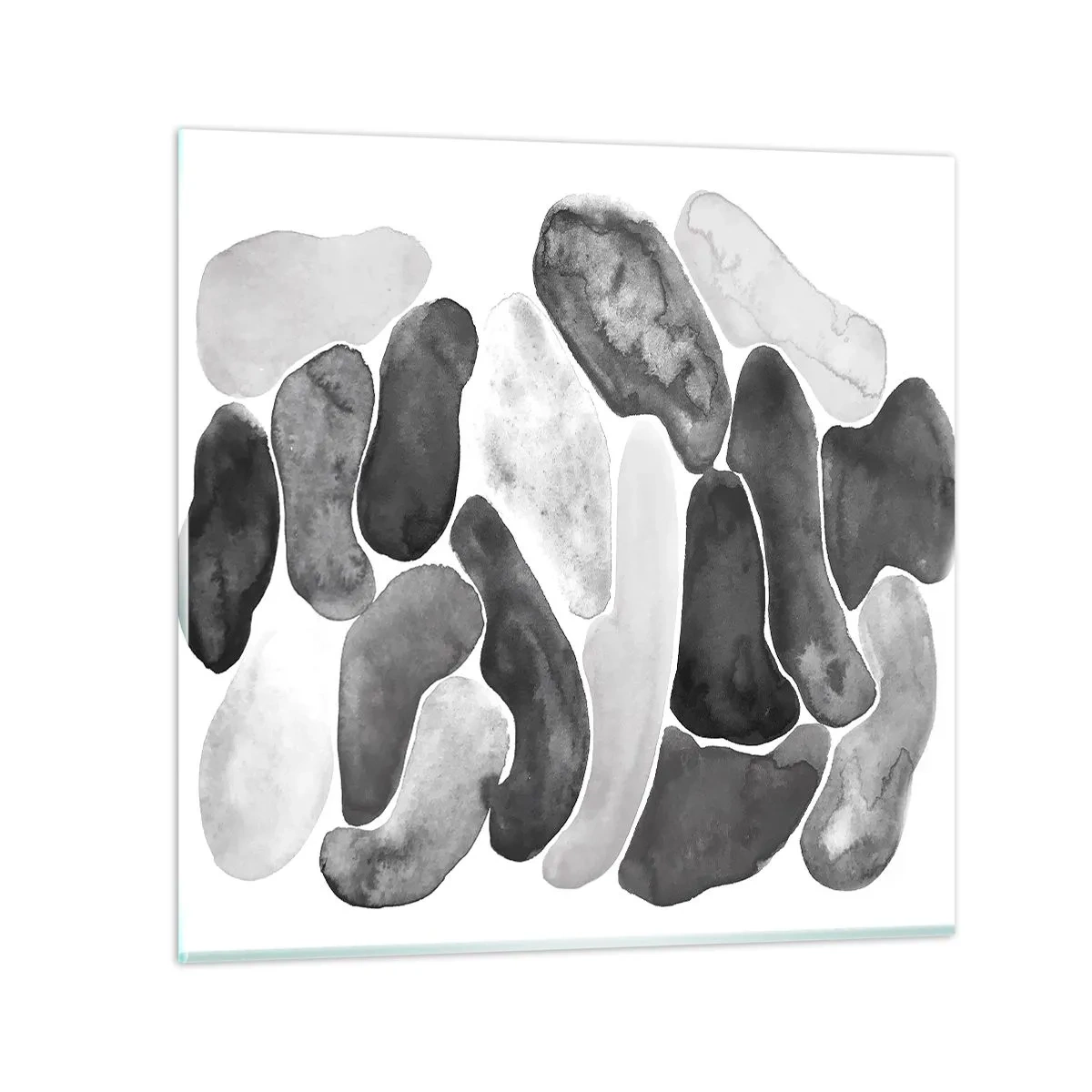 Üveg kép - Köves absztrakció - 40x40 cm