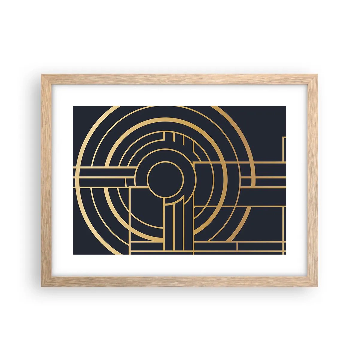 Poszter világos tölgy keretben - A dolgok fordulatai - 40x30 cm