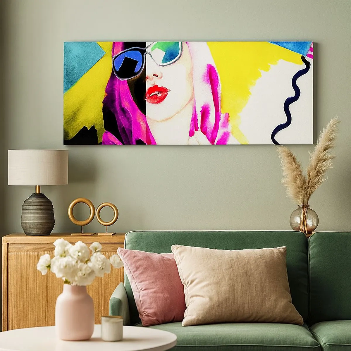 Vászonkép - Nem vagyok fehér és nem vagyok fekete - 100x40 cm