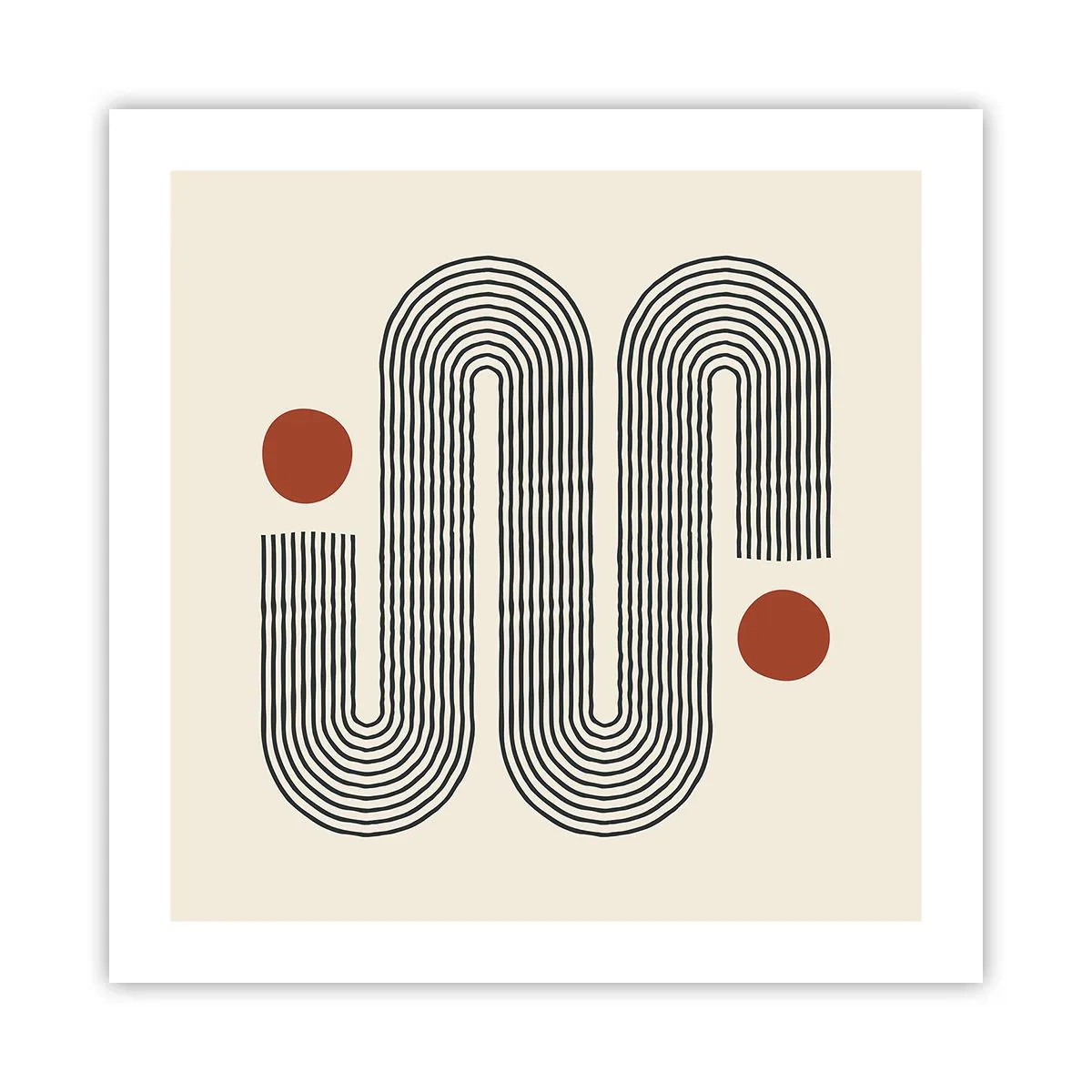 Poszter - Elejétől végéig - 50x50 cm