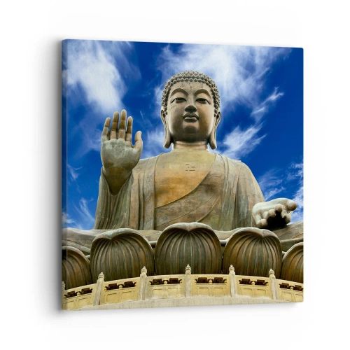 Vászonkép - Élj félelem nélkül - 30x30 cm