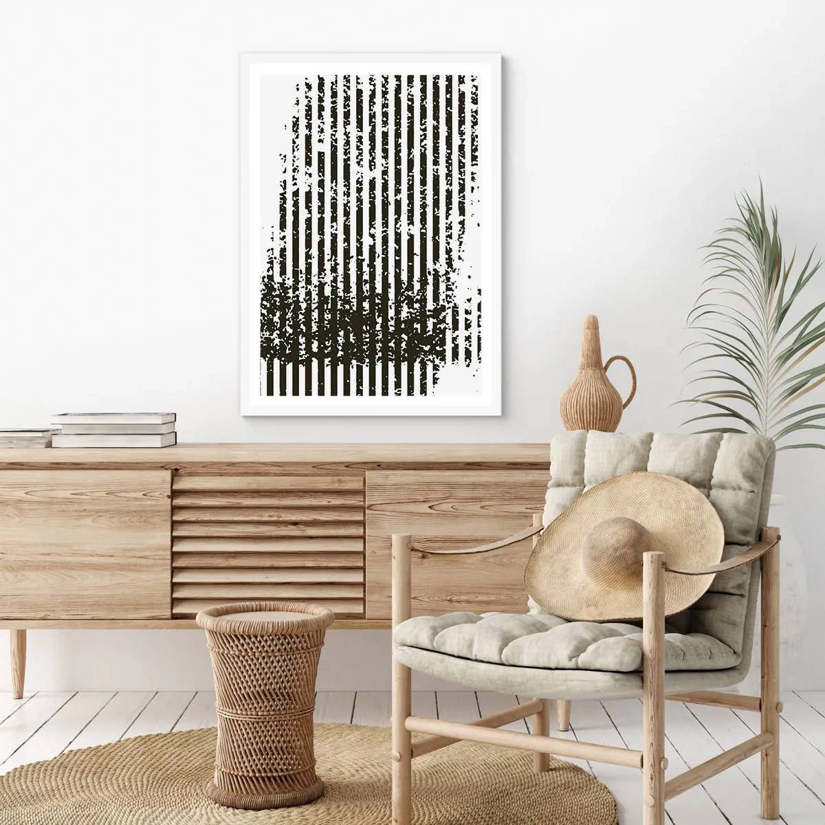 Poszter fekete keretben - Ritmus és zaj - 40x50 cm