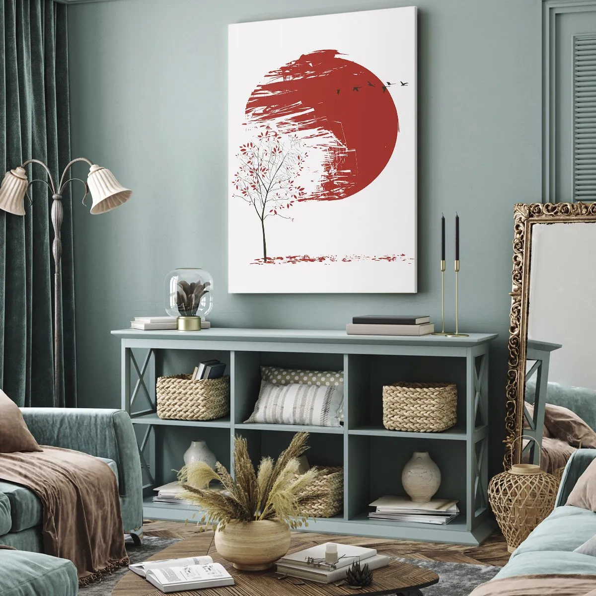 Vászonkép - Ismered ezt az országot? - 45x80 cm