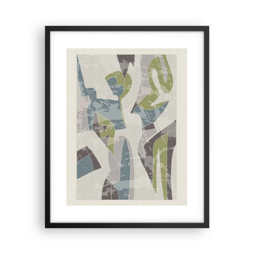 Poszter fehér keretben - Kompozíció üveg mögött - 40x50 cm