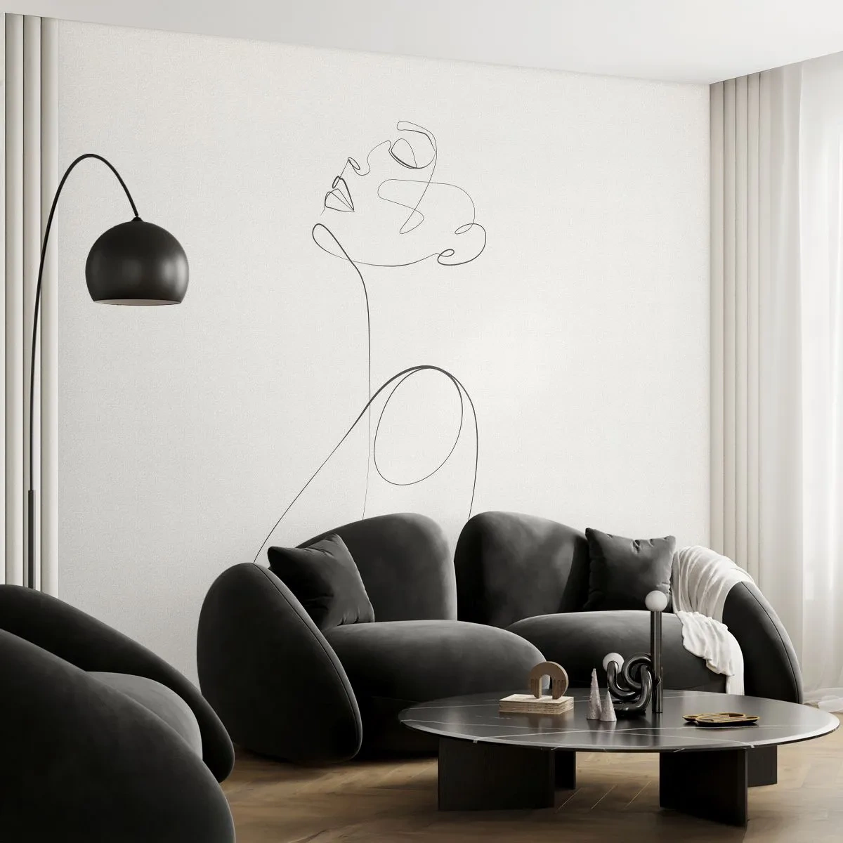Fotótapéta Premium Sand - Álmokban hurkolt - Nő, Grafika, Darab - 100x70 cm