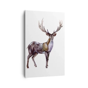 Vászonkép - Az északi erdő királya - 80x120 cm