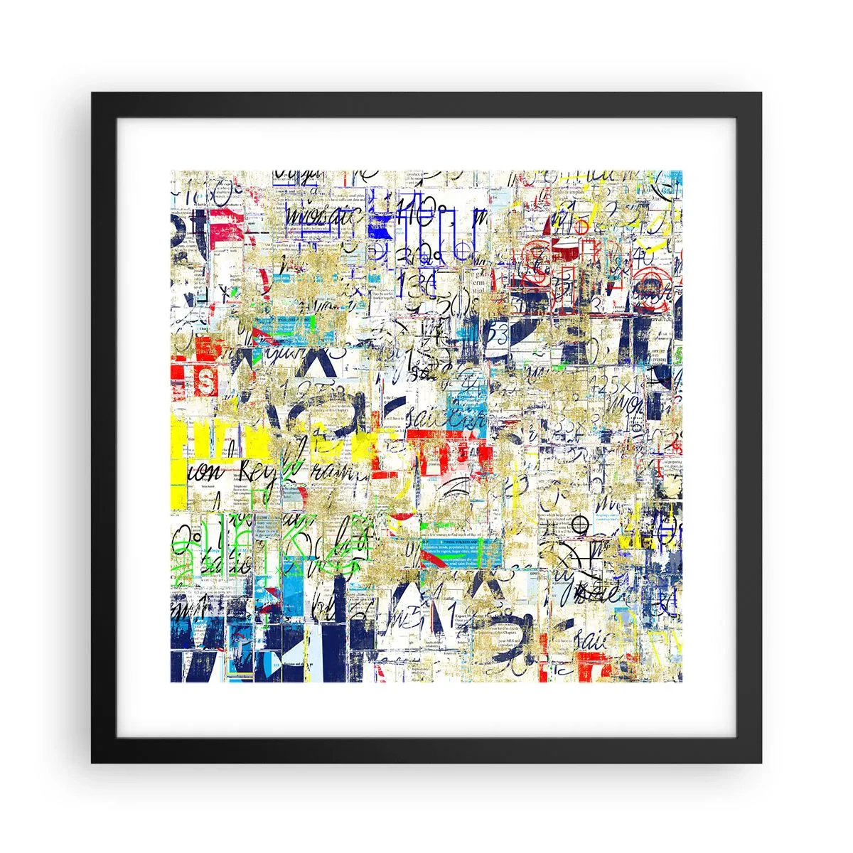 Poszter fehér keretben - Egyszerűen tetszik a szemnek - 40x40 cm