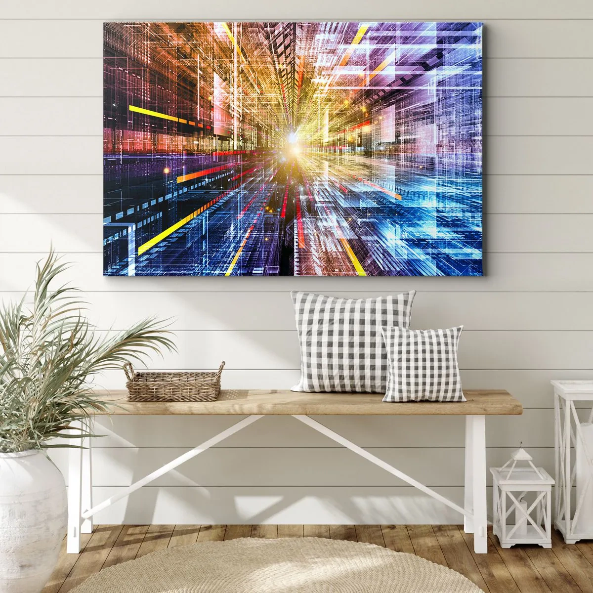Vászonkép - Fényes folyosó - 100x70 cm